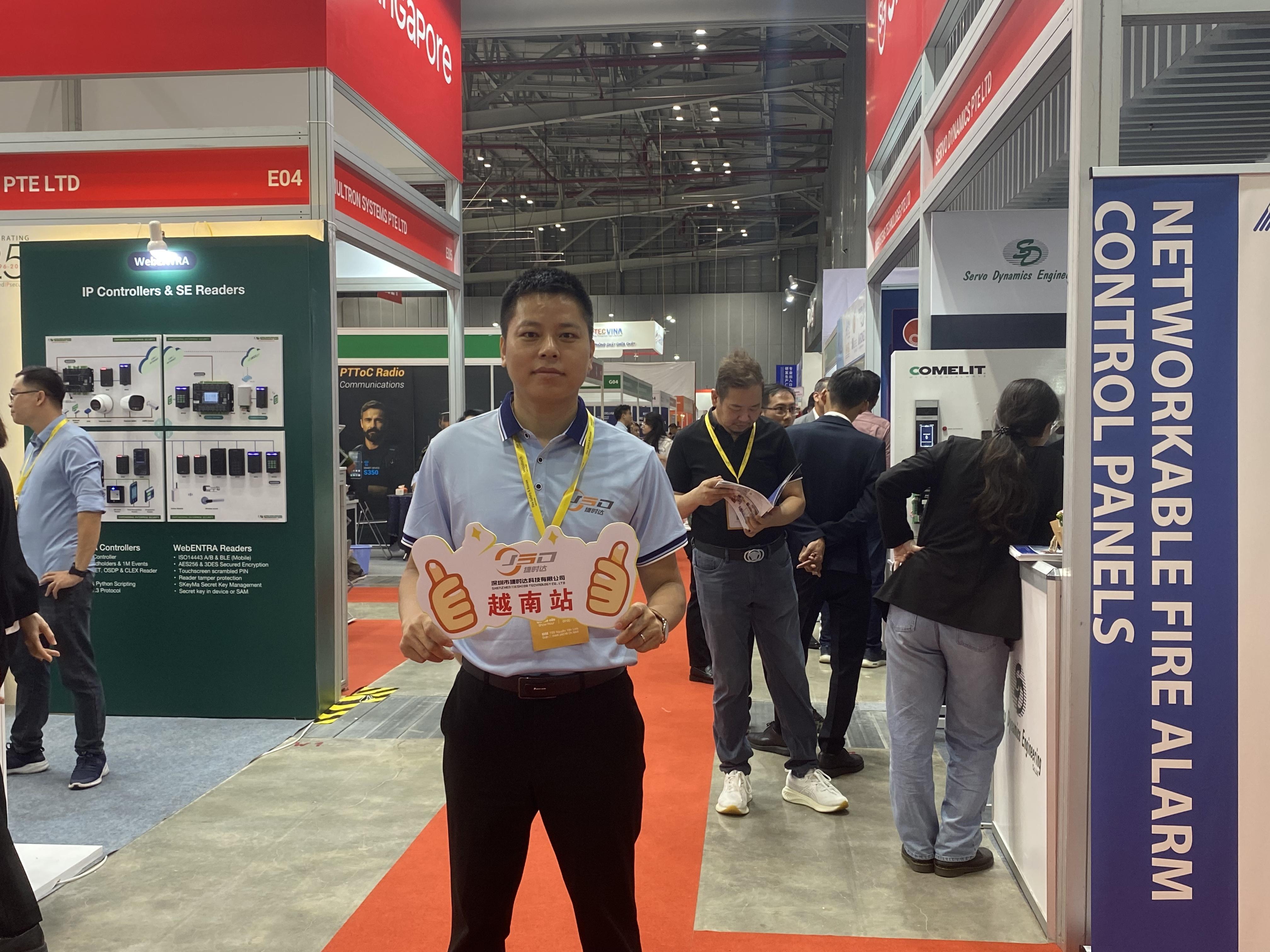 Shenzhen Jieshida Technology Co., Ltd Visited Vietnam Exhibition to Explore Access Control Market Opportunities