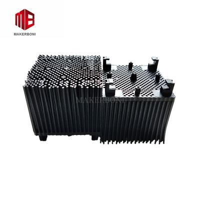 China Small Black Nylon Bristle Bricks for Orox Auto Cutter Machine in 50*50*43 mm Size for sale