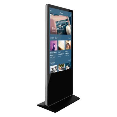 China 42-65 Inch Floor Standing Digital Signage with Wi-Fi/Bluetooth/USB Connectivity and Android/Windows OS for sale