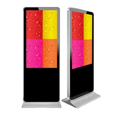 China 42-65 Inch Floor Standing Digital Signage with Android/Windows OS and Wi-Fi/Bluetooth/USB Connectivity for sale