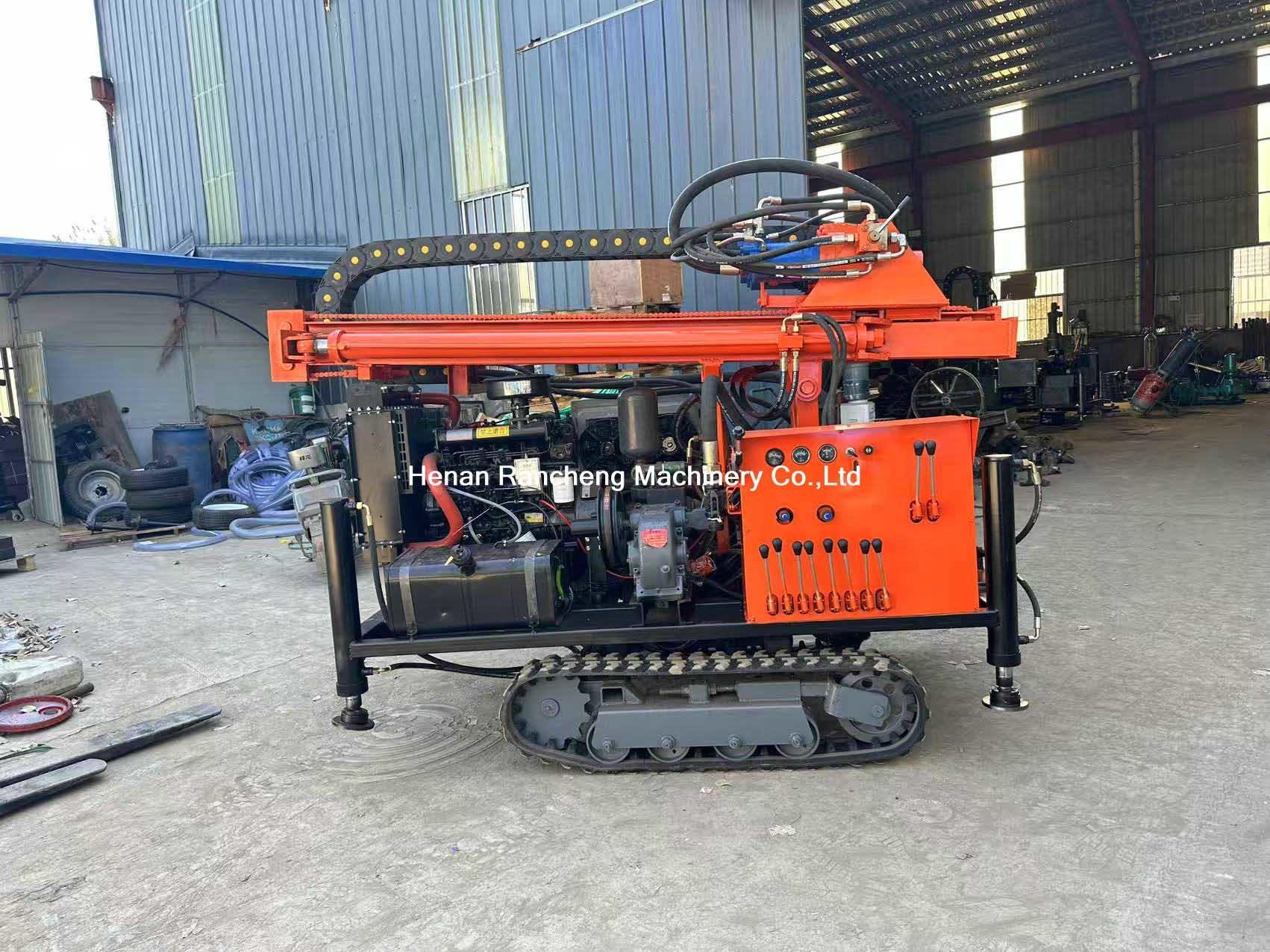 RCS200C Portable Water Well Drilling Rig in Action