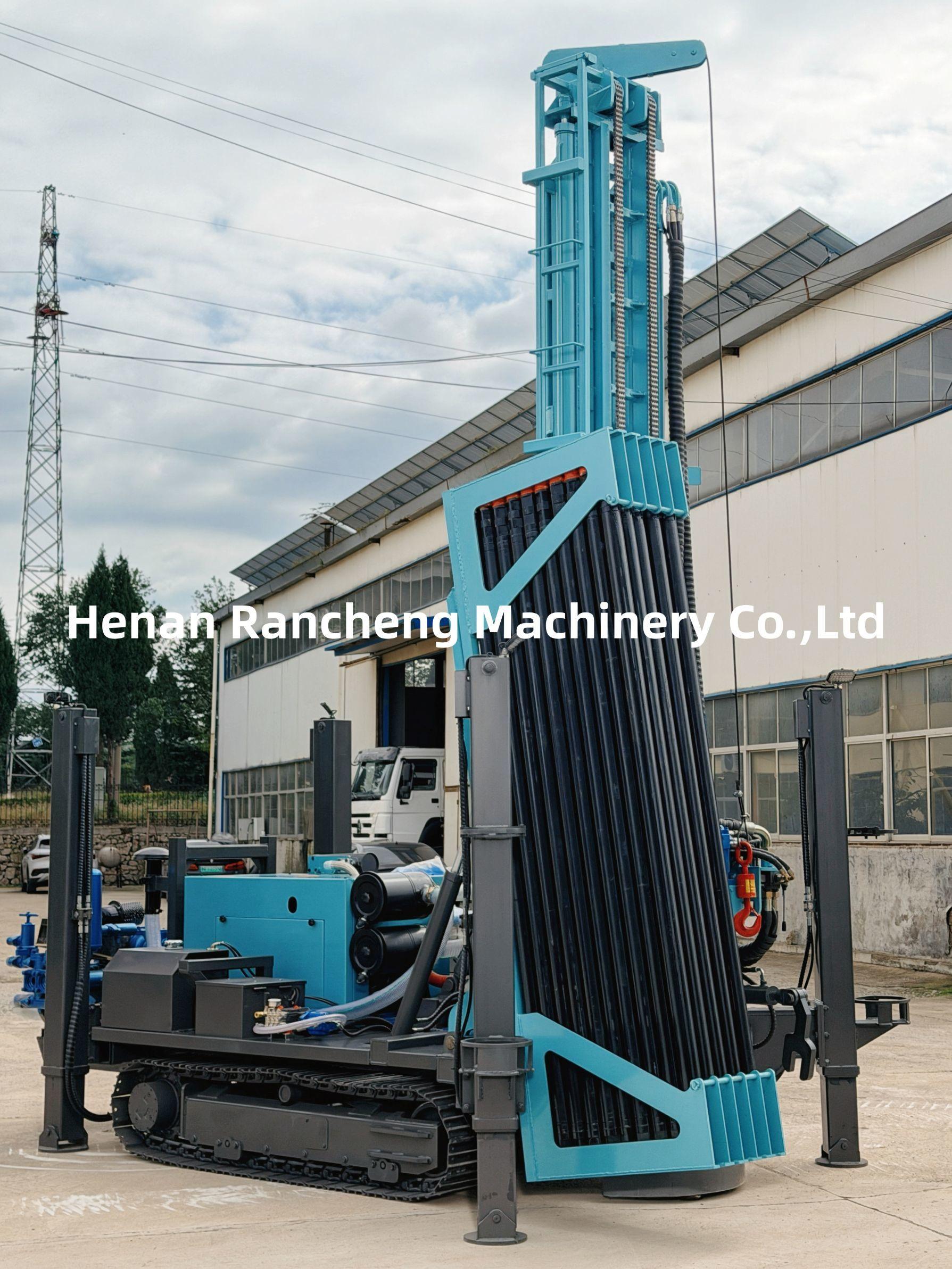 European Customer Uses RCF350C Drilling Rig with Hydraulic Rod Storage to Complete Water Well