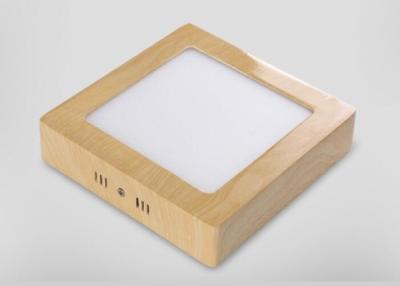 China Square Dimmable Led Panel Light 300 x 300 Wood Grain Surface 24w 0.9pfc for sale