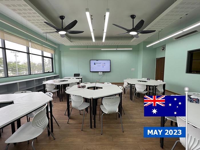 International School ceiling fan project