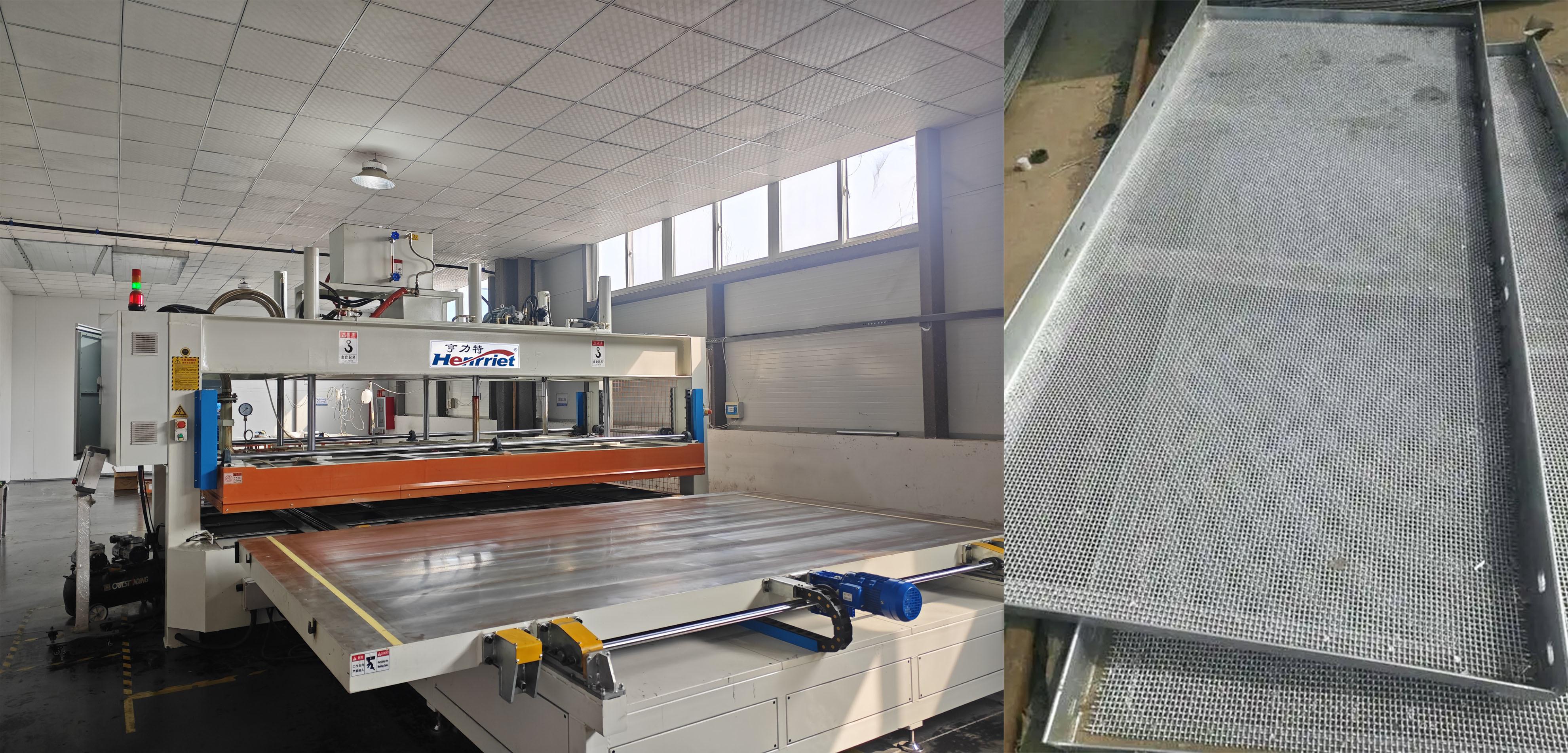 Indonesian Filter Mesh Manufacturer Upgrades Production with Three Automatic Loading & Unloading Hot Press Machines
