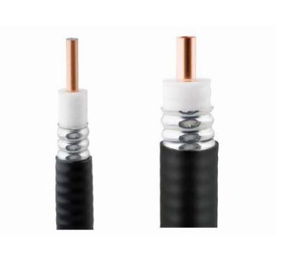 China Coupling Leaky Feeder Cable For Metro Stations , 1-5 / 8 Inches Helix Copper Tube Radiating Cable for sale