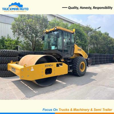 China High Excitation Force XCMG XS143J Single Drum Road Roller for sale