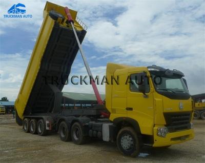 China Custom Body Size Dump Semi Trailer Easily Operating With Stronger Hooks for sale