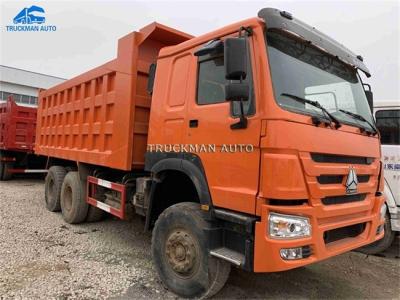 China Yellow Used Heavy Duty Trucks With Repair Tool Box Transport Sand Stone for sale