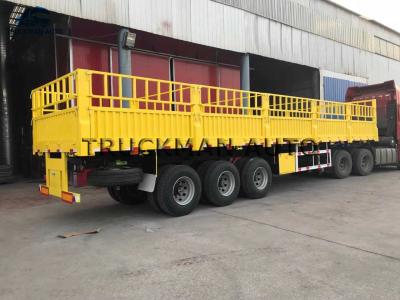 China Truckman Brand Cargo Semi Trailer  , Semi Tractor Trailer With Linglong 315/80r22.5 Tire for sale