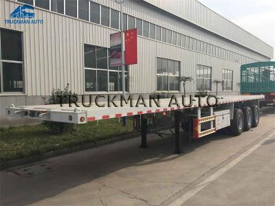 China 40t Container Semi Trailer High Tensile Steel Q345 With 12 Pcs Container Lock for sale
