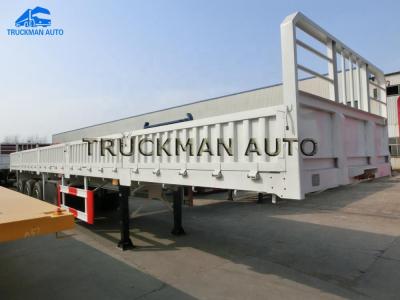 China Leaf Spring Suspension Side Wall Truck Semi Trailer With Fuwa/Bpw Brand Axles for sale