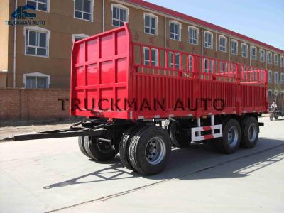 China Durable Full Trailer Truck Optional Colors  For Bulk And 20 Feet Container for sale