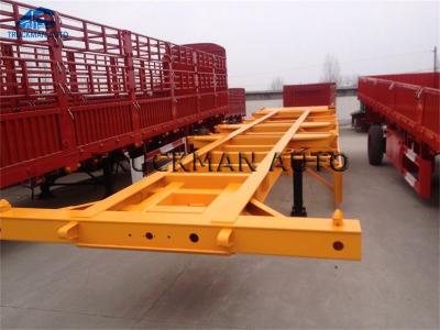 China 20ft 40ft Skeleton Trailer , Skeletal Container Trailer With Q345 Material for sale