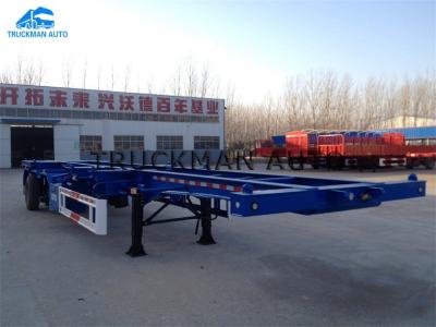 China Skeletal Container Semi Trailer Loading 20 / 40 Feet 12 Units Container Lock for sale