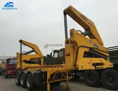 China 40ft 40 Tons Container Side Loader Trailer High Lifting Capacity 3 Axles Fuwa for sale