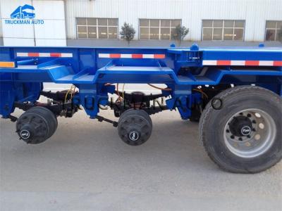 China Skeleton Model Container Semi Trailer Overall Dimension 12500*2500*1550 for sale