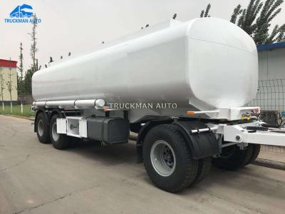 China Carbon Steel Full Oil Tank Trailer , Fuel Tanker Trailer With 12.00r20 Tire for sale