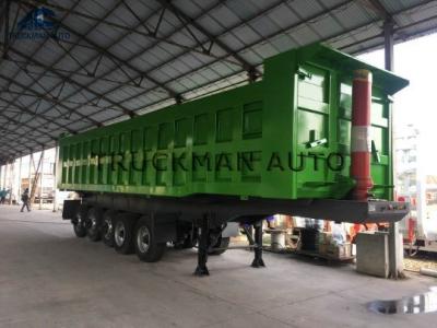 China 5 Axles Dump Semi Trailer  70 Tons Loading  Low Consumption For Mineral Goods for sale
