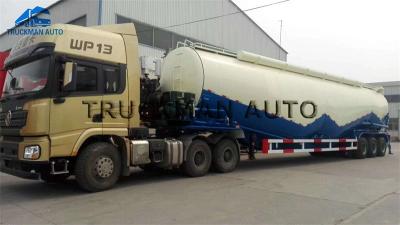China Carbon Steel Cement Tanker Trailer Big Loading Tanker Body Strong Strength for sale