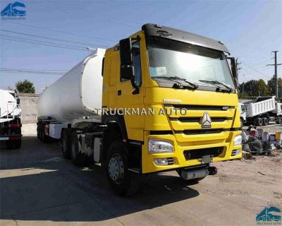 China Three Axles Carbon Steel Oil Tank Trailer 50 Cbm 5 Compartments for sale