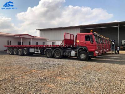 China Cement Bag Flatbed Trailer for sale