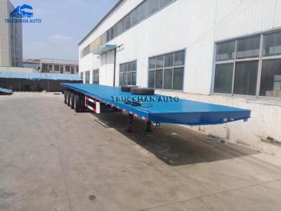 China WABCO Semi Truck Flatbed Trailer for sale