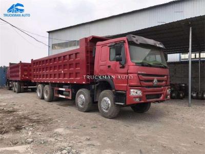 China Sinotruck Howo 8x4 12 Wheeler Second Hand Dump Truck 371HP Euro 2 for sale