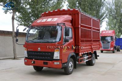 China Long Cabin 5 Ton HOWO Mini Lorry Truck With 116HP Engine for sale