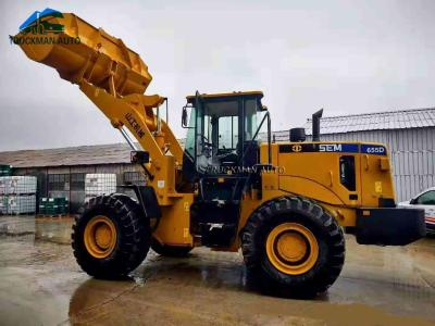 China Heavy Duty SEM655D 5 Tons Payloader With WEICHAI Mechanical Engine for sale