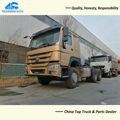 China 50 Tons SINOTRUK HOWO 420HP Prime Mover Truck With Tubeless Tire for sale