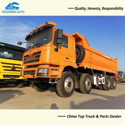 China SHACMAN 8x4 Tipper Truck 50 Tons 420HP Cummins Engine 25m3 Cargo Box for sale