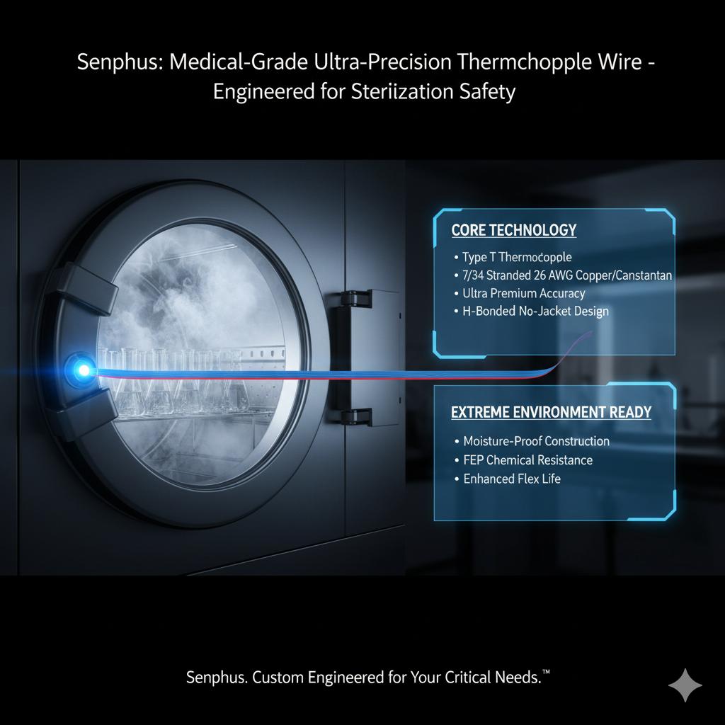 Senphus: Medical-Grade Ultra-Precision Thermocouple Wire – Safeguarding Your Sterilization Safety