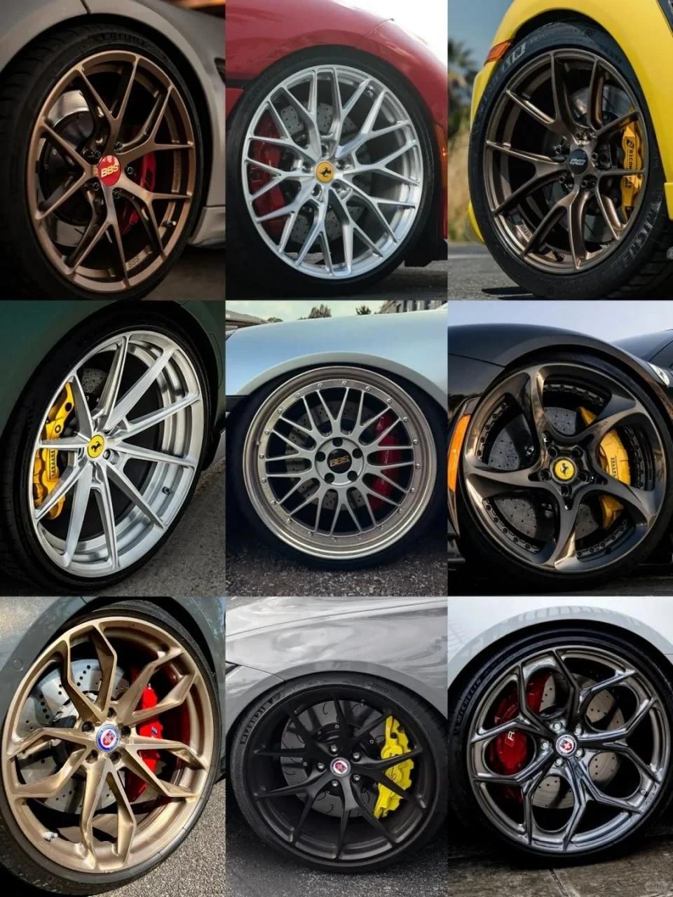Car wheels collection