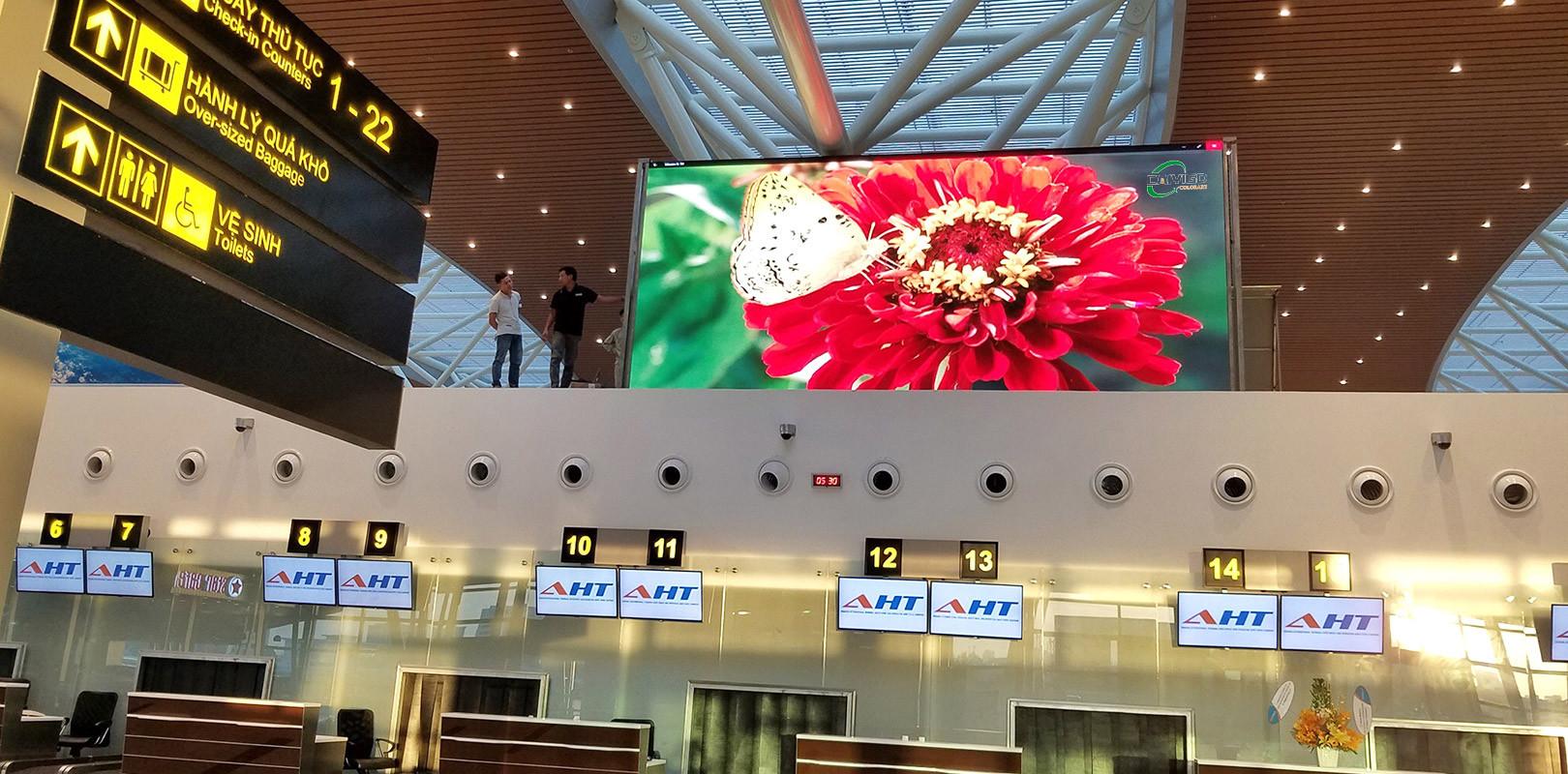 Airport LED screen