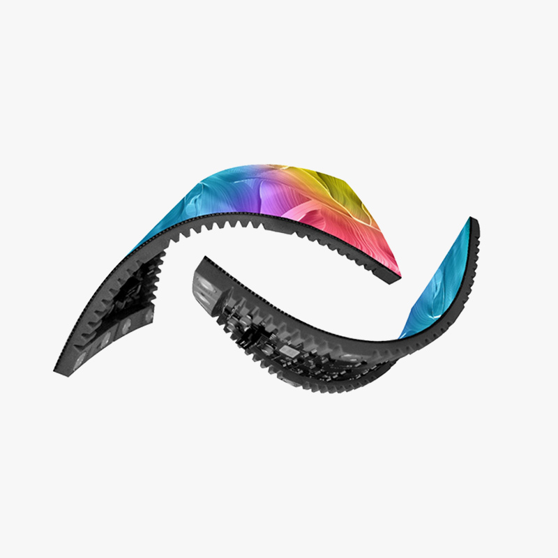 New type of flexible LED screen can be bent at 90° while still maintaining 4K image quality!