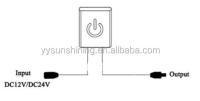 China 1 Switch LED Light Mirror Touch Sensor Switch WIFI Not Supported for sale