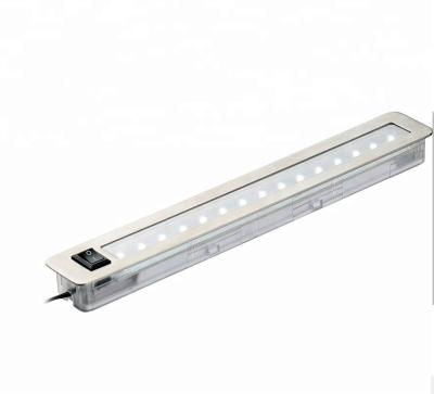 China Recessed On-off Switch Closet LED Linear Light ABS PC Material Under Cabinet Lighting for sale