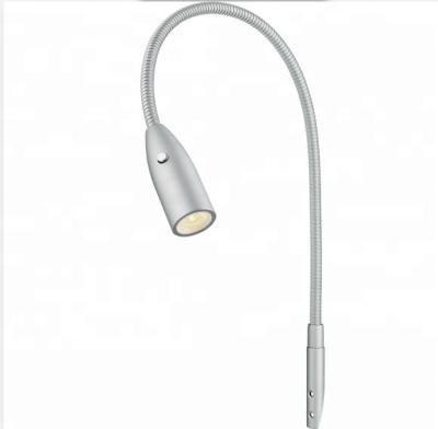 China Flexible LED Bed Reading Light with Wall Mount Base and Adjustable Color Temperature 2700-65 for sale