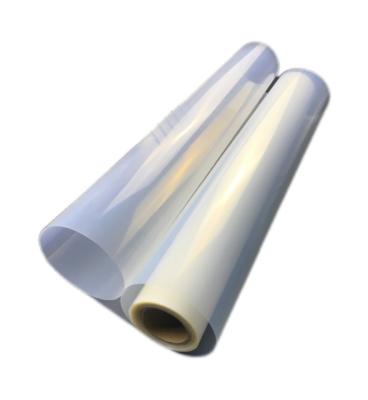 China Milky White Silk Screen Printing Roll Plastic Inkjet Transparent PET Film for sale