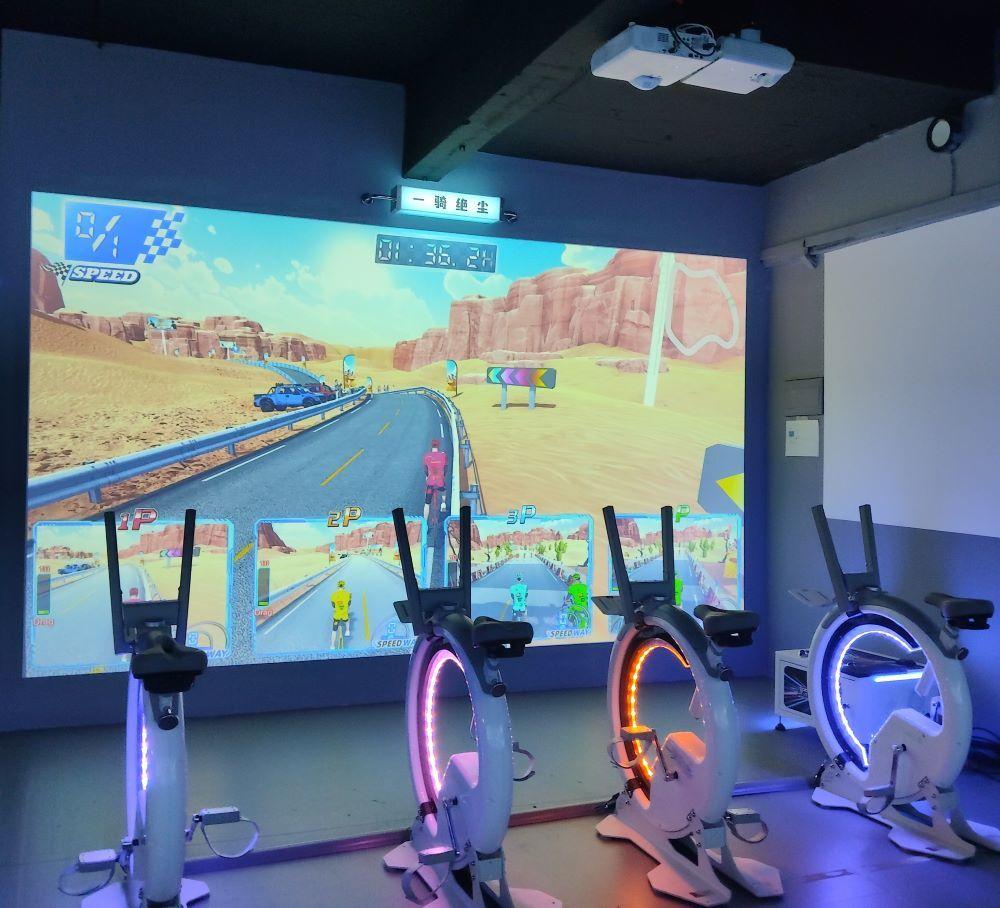 New Generation AR Dynamic Bicycle Racing System