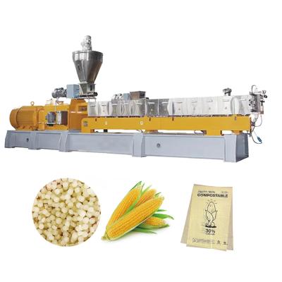 China HDPE PE PVC LDPE PET Plastic Biodegradable Granulator Extruder 450~750kg/H for sale
