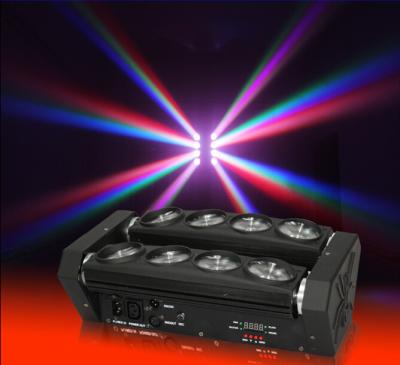 China 8pcs 10w Cree Led Spider Beam Moving Head Light Stage Disco Lighting for sale