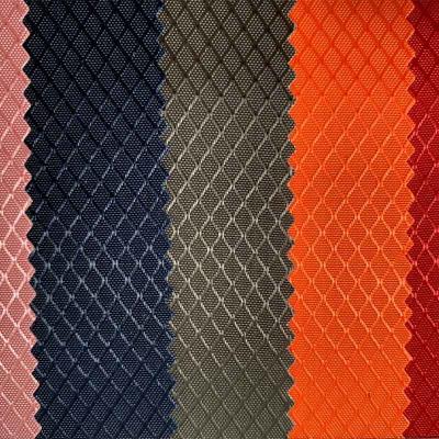China 500D rPET Oxford Fabric | Diamond Grid Recycled Polyester | Wholesale B2B Supplier for sale