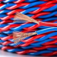 China ZR-RVS Copper Core PVC Insulated Twisted Electrical Wire 2x1.5mm2 50M for sale