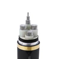China VV22 Copper Armored Power Cable 0.6/1kV PVC Insulated Steel Tape 100m for sale