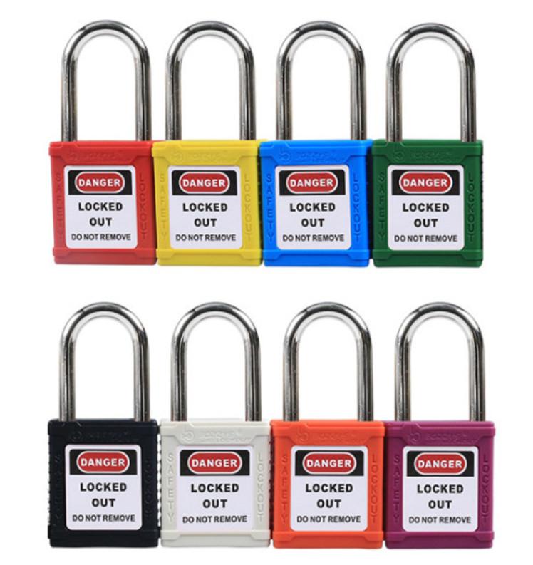 Lockout Tagout Safety Industrial Padlock Yellow Blue Green Red