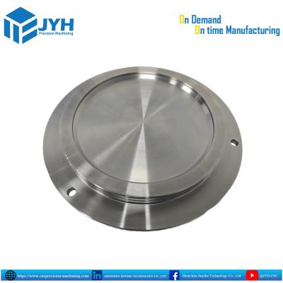 China Precision CNC Machined Stainless Steel Circular Plate / Cover for sale