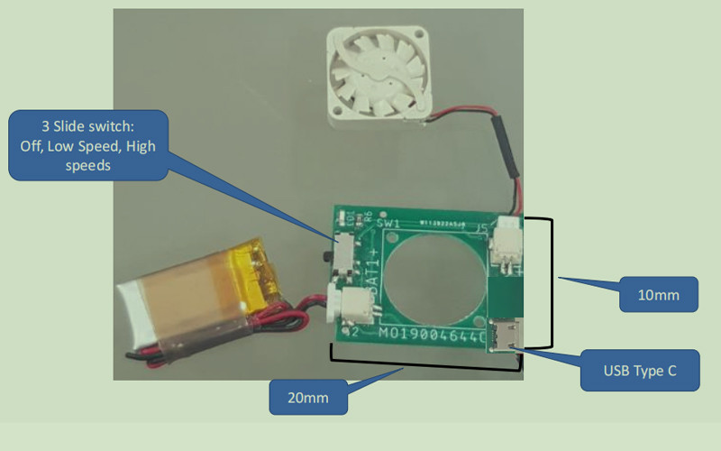 Electronics R&D - The fan to Improve the snoring