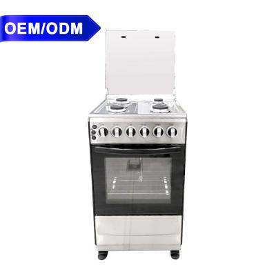 China 50x50 20' Feet Freestanding Gas Cooker 4 Burner Glass Lid Stainless Steel Cook Stove for sale